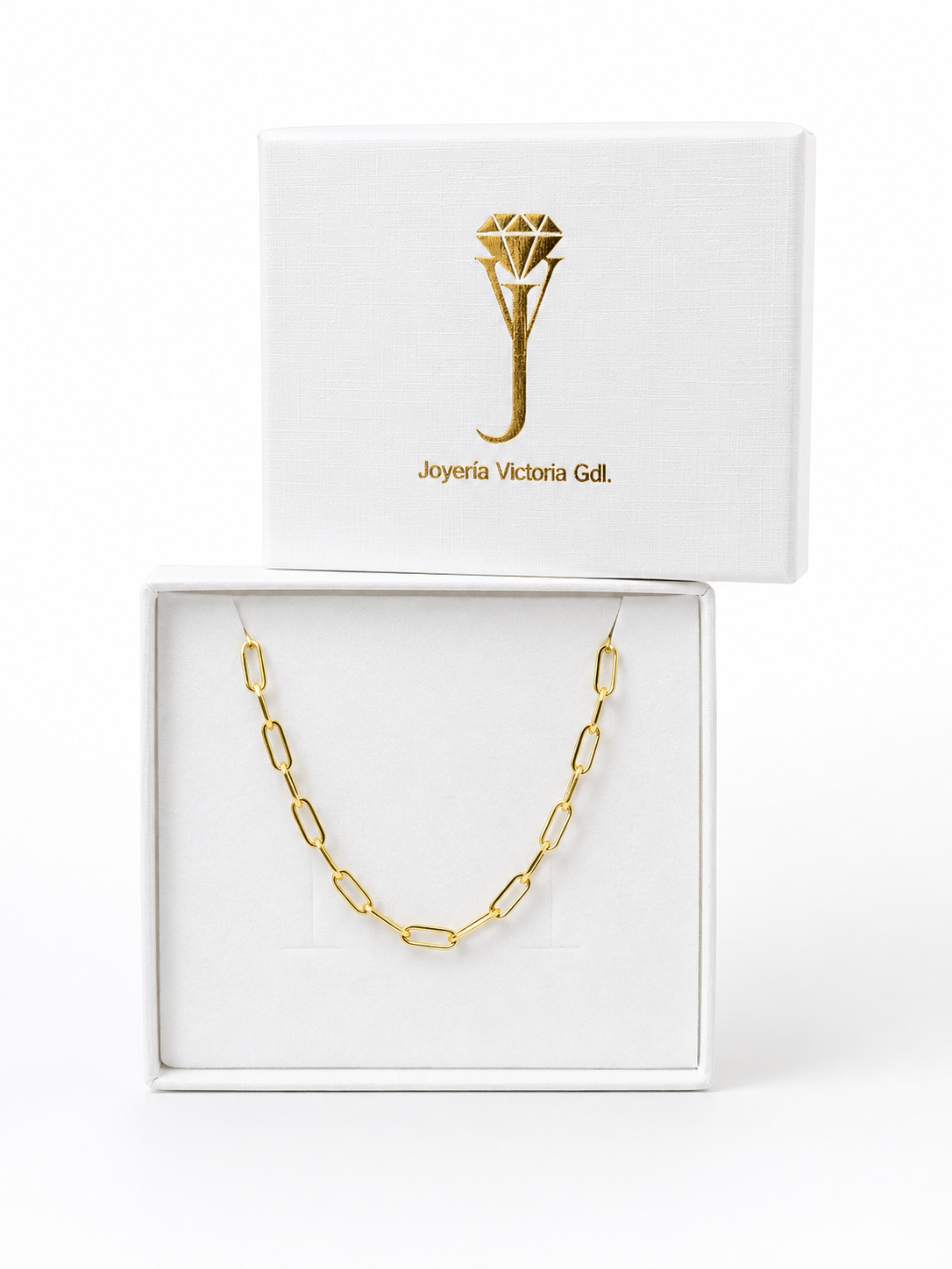 Cadena Clip Oro 10K