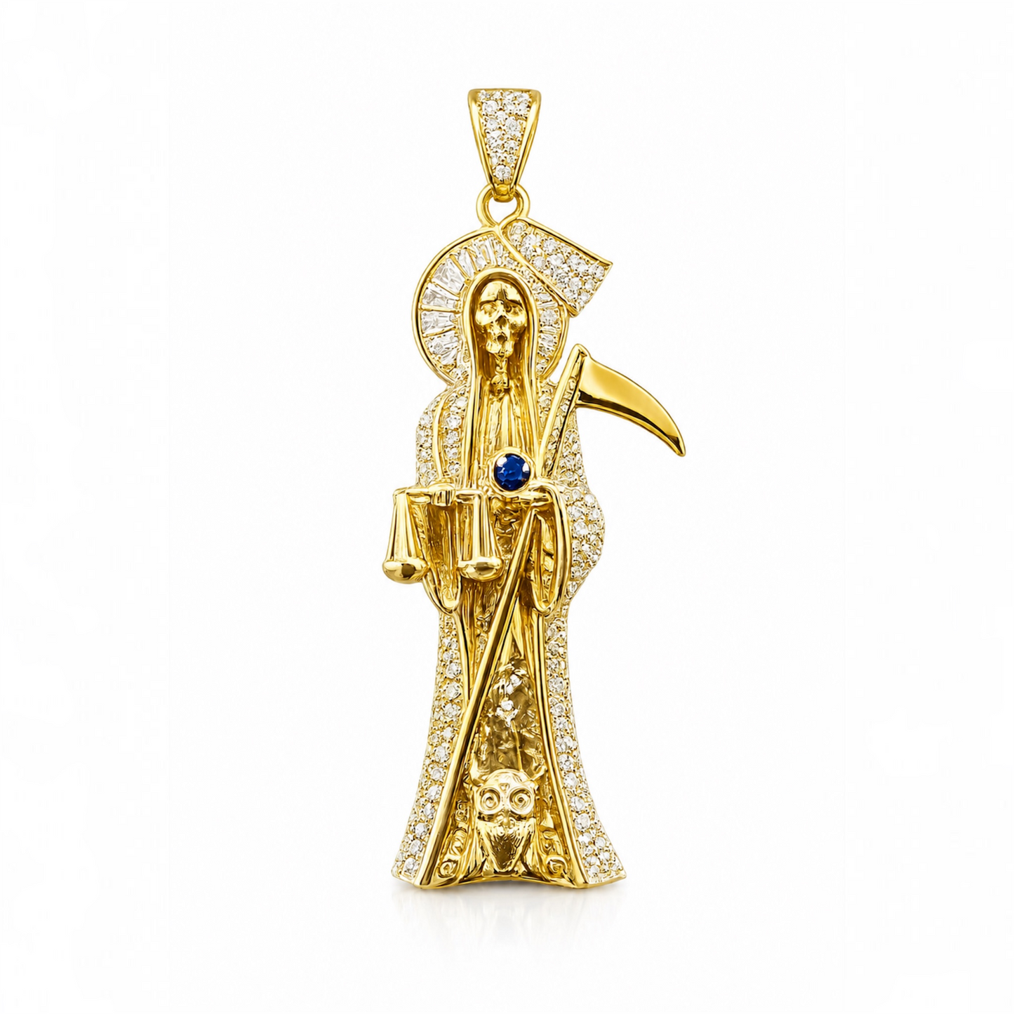 Dije Santa Muerte Oro 10K