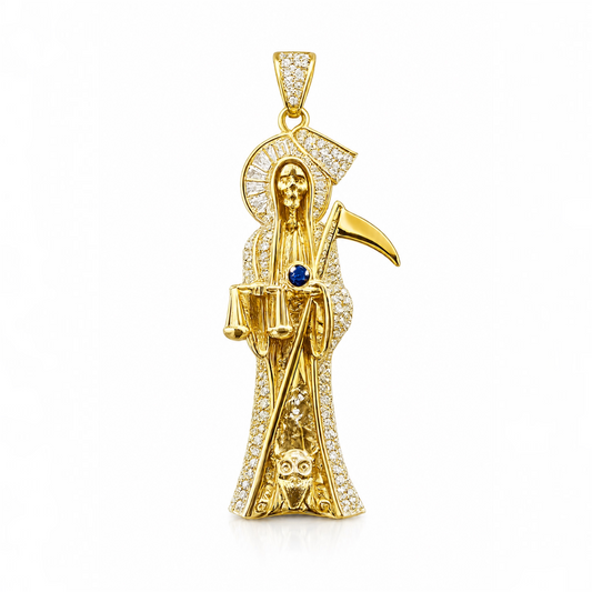 Dije Santa Muerte Oro 10K