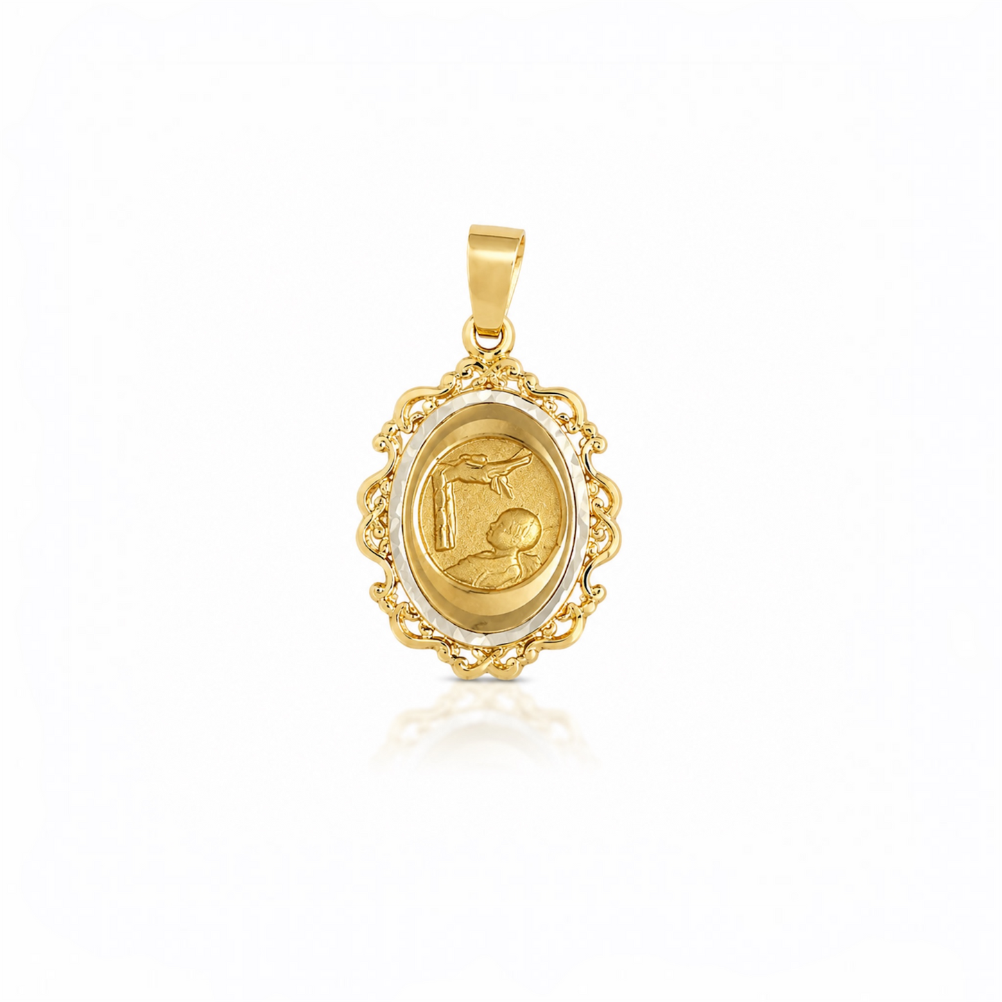 Medalla para Bautizo Oro 10k