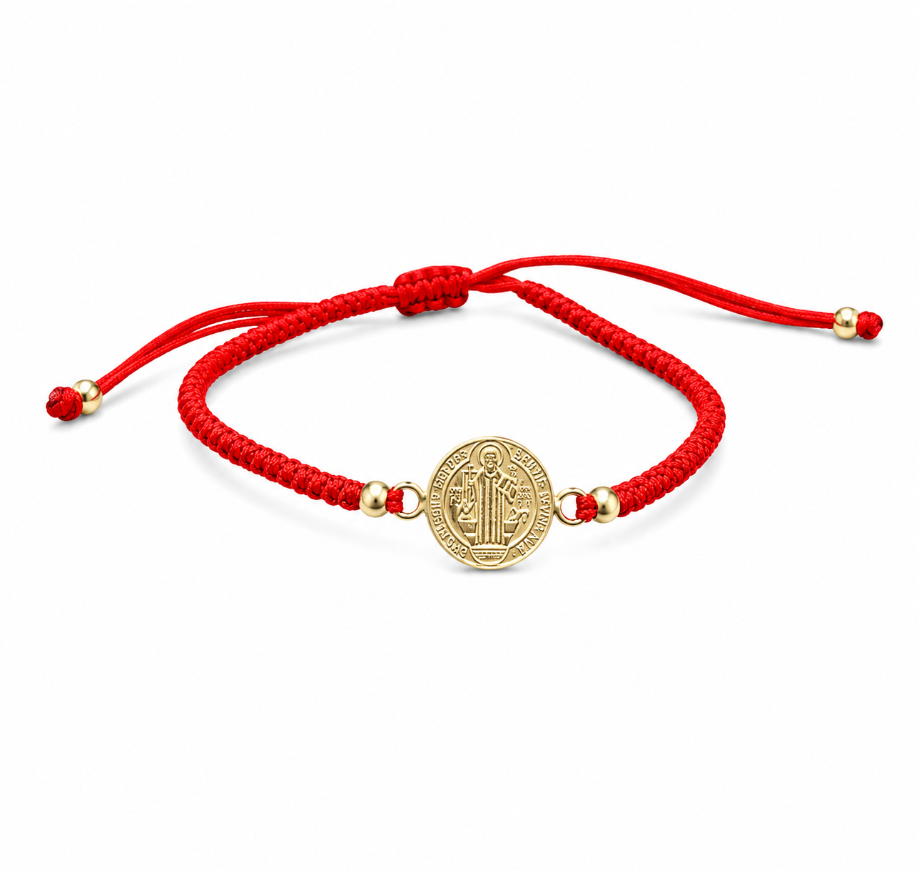 Pulsera san Benito Oro 10k