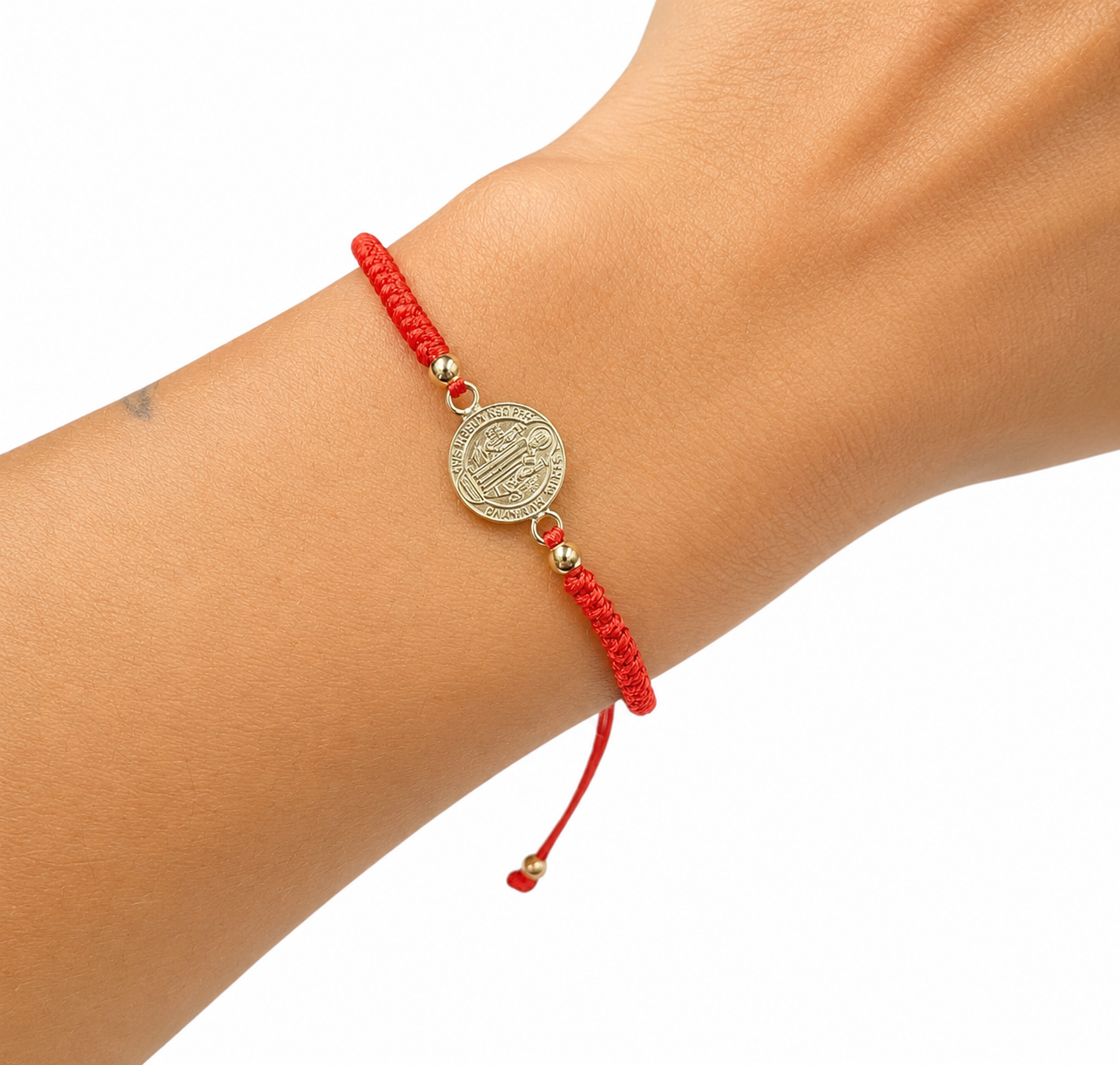 Pulsera san Benito Oro 10k
