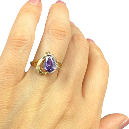 Anillo Gabriela Oro 10k