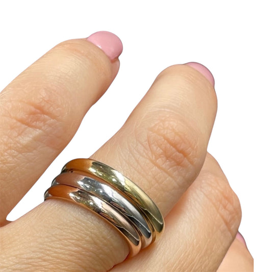 Anillo liso Oro 10k