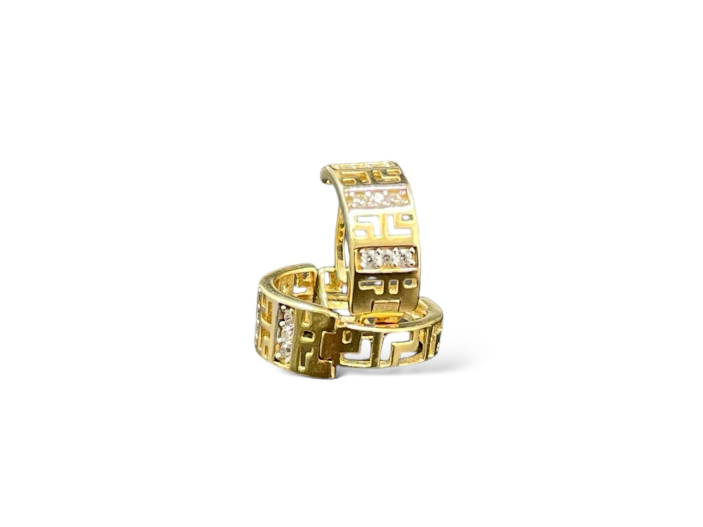 Arracadas - Huggies Oro 14k