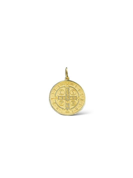 Medalla san Benito 14k