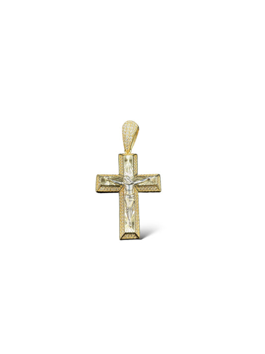 Cruz con cristo Oro 10k