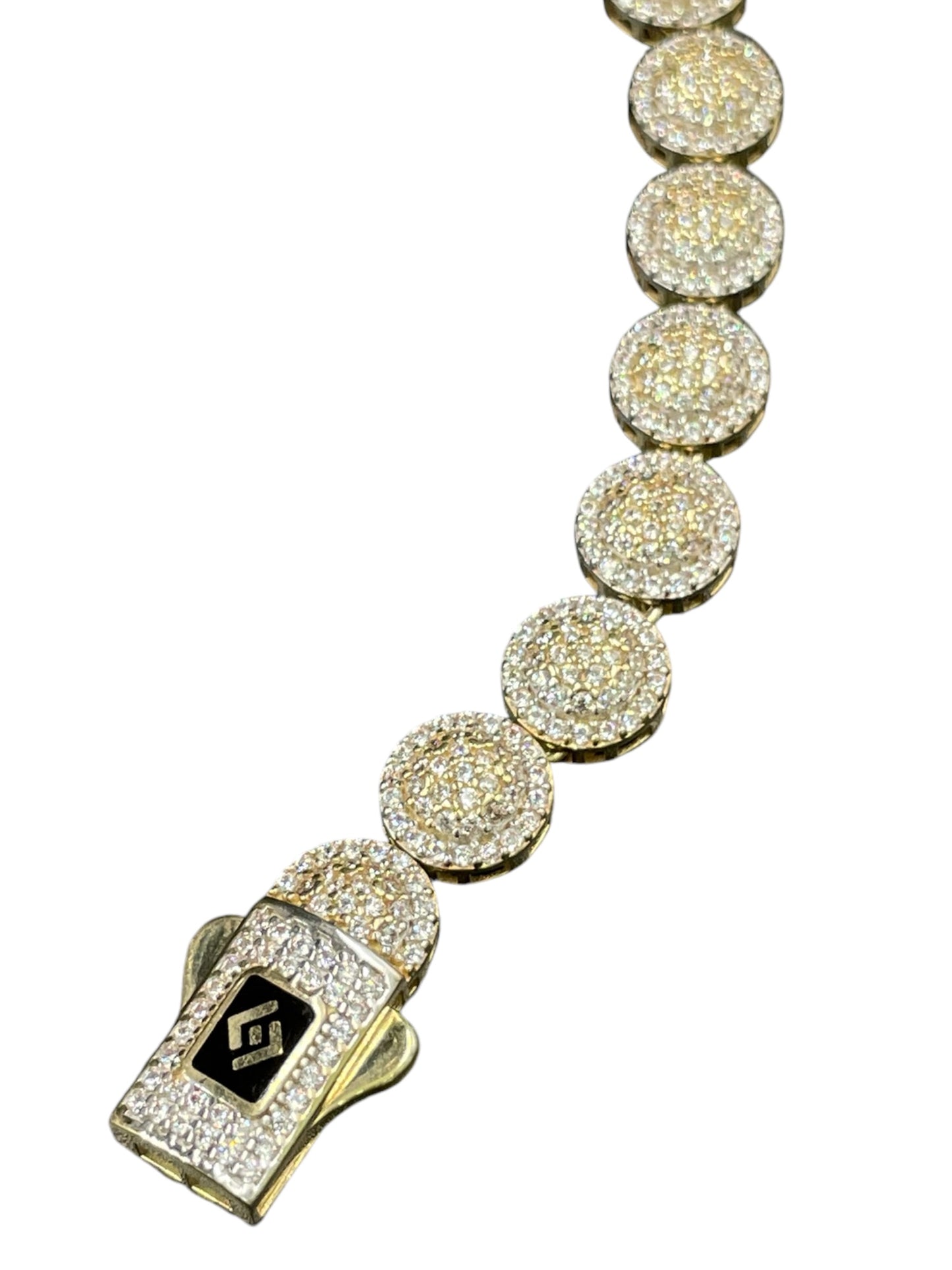 Pulso ( pulsera ) piedra zirconia Oro 10k