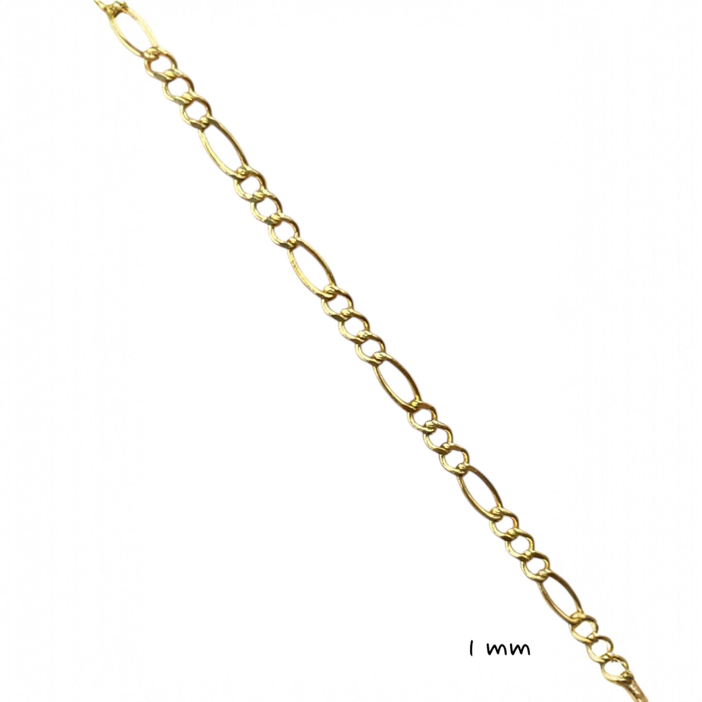 Cadena tejido cartier 1 mm Oro 10k