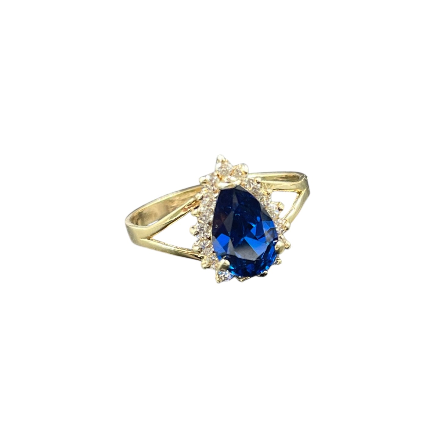 Anillo gota  Oro 10k